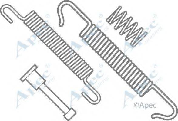 APEC BRAKING KIT632 Комплектующие, тормозная колодка