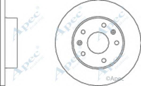 APEC BRAKING DSK831 Тормозной диск