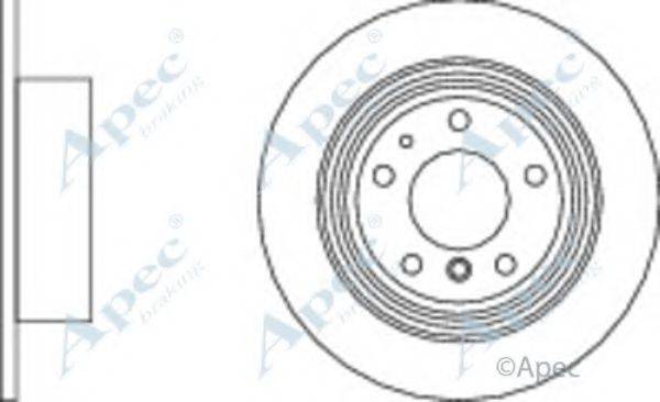 APEC BRAKING DSK919 Тормозной диск