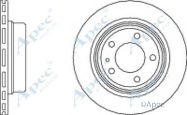 APEC BRAKING DSK930 Тормозной диск