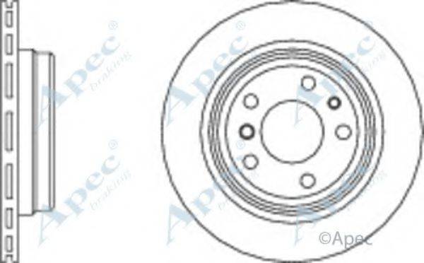 APEC BRAKING DSK965 Тормозной диск