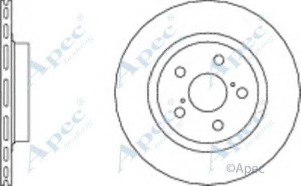 APEC BRAKING DSK966 Тормозной диск