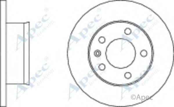 APEC BRAKING DSK968 Тормозной диск