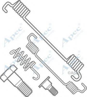 APEC BRAKING KIT794 Комплектующие, тормозная колодка