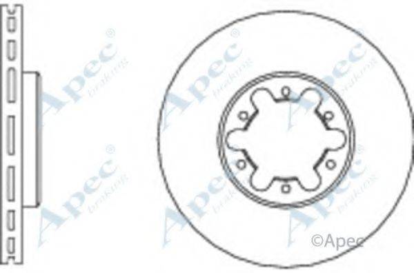 APEC BRAKING DSK2531 Тормозной диск