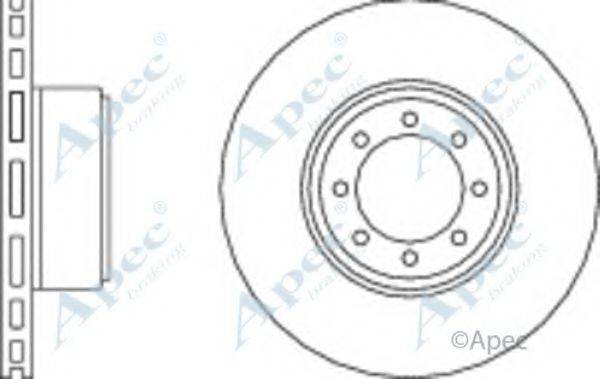 APEC BRAKING DSK2535 Тормозной диск