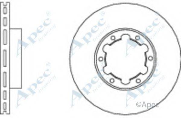 APEC BRAKING DSK2598 Тормозной диск