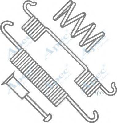 APEC BRAKING KIT965 Комплектующие, тормозная колодка