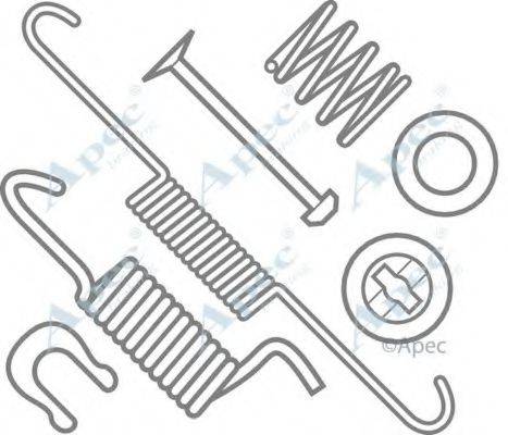 APEC BRAKING KIT971 Комплектующие, тормозная колодка