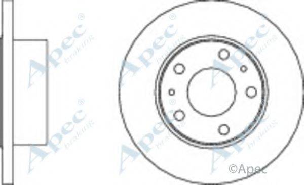 APEC BRAKING DSK817 Тормозной диск