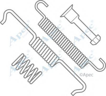 APEC BRAKING KIT999 Комплектующие, тормозная колодка