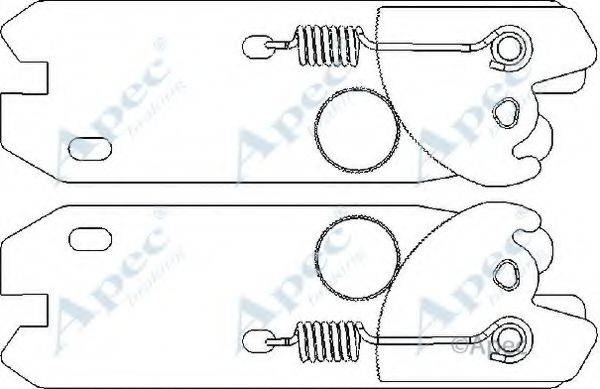 APEC BRAKING ADB3014 Система тяг и рычагов, тормозная система