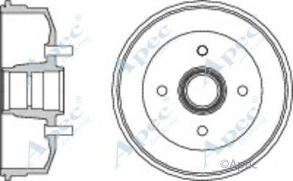 APEC BRAKING DRM9152 Тормозной барабан