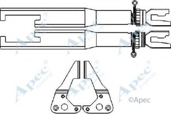 APEC BRAKING ADB3020 Система тяг и рычагов, тормозная система