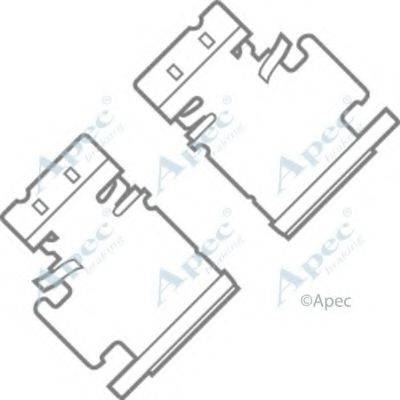 APEC BRAKING KIT1003 Комплектующие, тормозные колодки