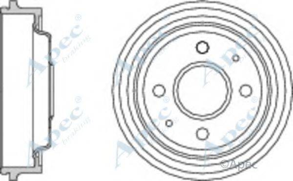 APEC BRAKING DRM9155 Тормозной барабан