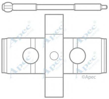 APEC BRAKING KIT1021 Комплектующие, тормозные колодки