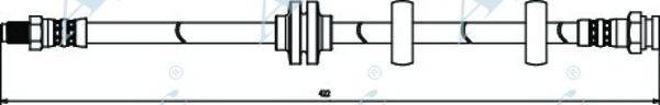 APEC BRAKING HOS3008 Тормозной шланг