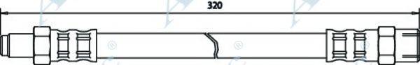 APEC BRAKING HOS3047 Тормозной шланг