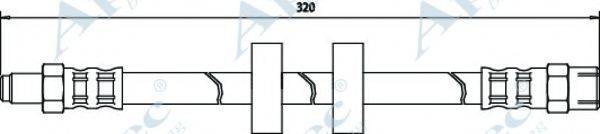 APEC BRAKING HOS3050 Тормозной шланг