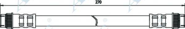 APEC BRAKING HOS3079 Тормозной шланг
