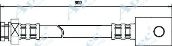 APEC BRAKING HOS3138 Тормозной шланг