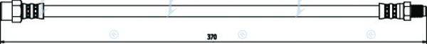 APEC BRAKING HOS3158 Тормозной шланг