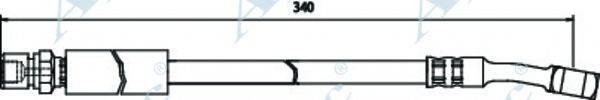 APEC BRAKING HOS3353 Тормозной шланг