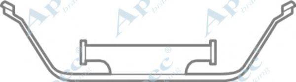 APEC BRAKING KIT1063 Комплектующие, тормозные колодки