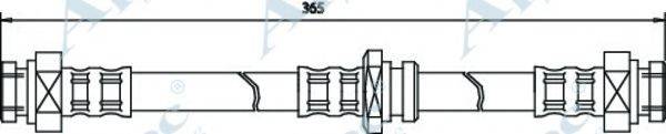 APEC BRAKING HOS3380 Тормозной шланг