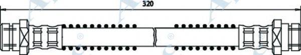 APEC BRAKING HOS3391 Тормозной шланг