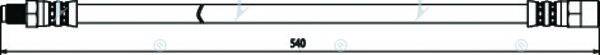 APEC BRAKING HOS3483 Тормозной шланг