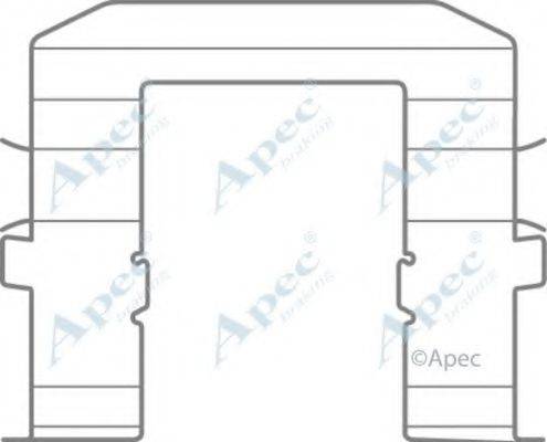APEC BRAKING KIT1074 Комплектующие, тормозные колодки
