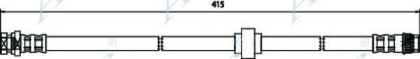 APEC BRAKING HOS3569 Тормозной шланг