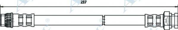 APEC BRAKING HOS3585 Тормозной шланг