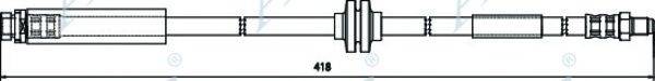 APEC BRAKING HOS3620 Тормозной шланг