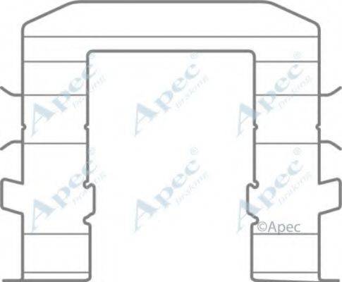 APEC BRAKING KIT1094 Комплектующие, тормозные колодки