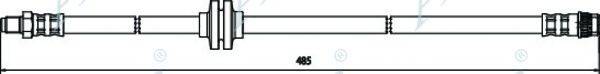 APEC BRAKING HOS3739 Тормозной шланг