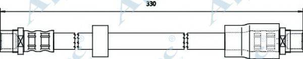 APEC BRAKING HOS3752 Тормозной шланг