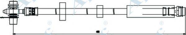 APEC BRAKING HOS3811 Тормозной шланг