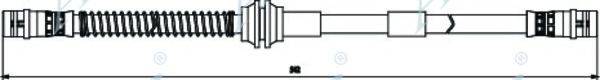 APEC BRAKING HOS3815 Тормозной шланг