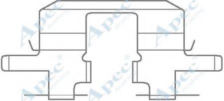 APEC BRAKING KIT1127 Комплектующие, тормозные колодки