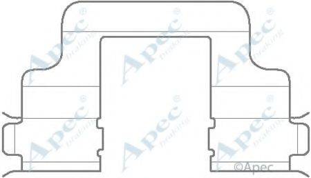 APEC BRAKING KIT1130 Комплектующие, тормозные колодки