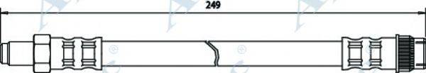 APEC BRAKING HOS3174 Тормозной шланг