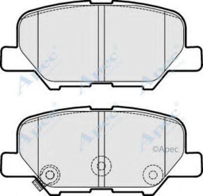 APEC BRAKING PAD1890 Комплект тормозных колодок, дисковый тормоз