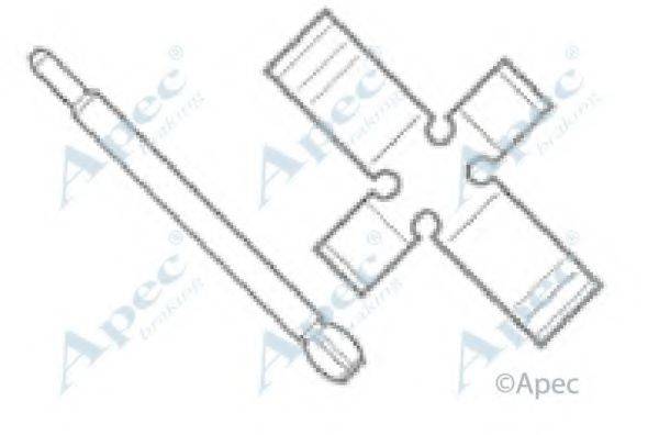 APEC BRAKING KIT236 Комплектующие, тормозные колодки