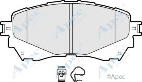 APEC BRAKING PAD1942 Комплект тормозных колодок, дисковый тормоз