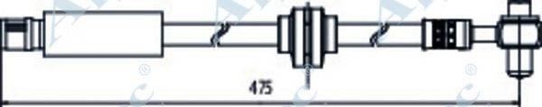 APEC BRAKING HOS3887 Тормозной шланг