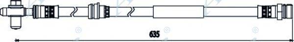 APEC BRAKING HOS3898 Тормозной шланг