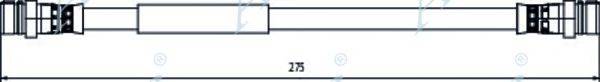 APEC BRAKING HOS3900 Тормозной шланг